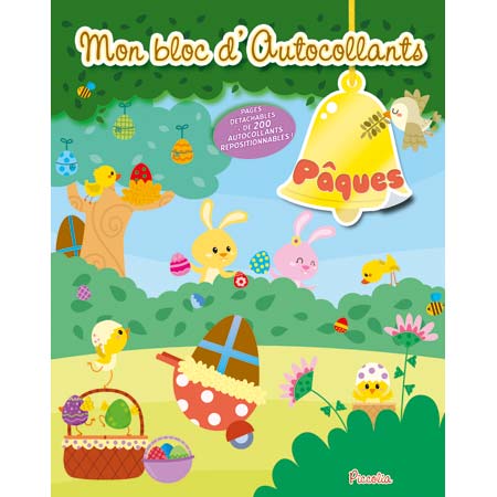 Mon bloc d'autocollants - Pâques